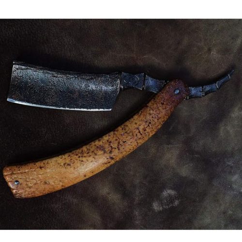 dylan farnham 90 straight razor w custom sheath